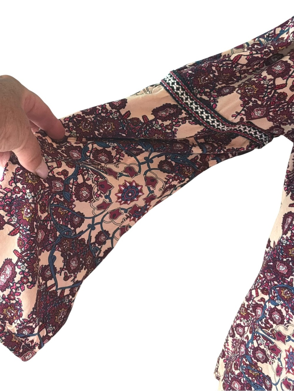 Daniel Rainn Split Neck Boho Blouse - Picture 6 of 10